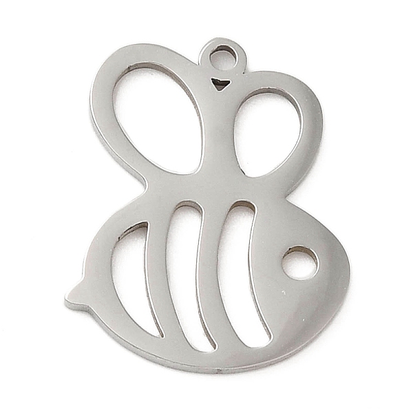 PandaHall 5Pcs 201 Stainless Steel Charms, Laser Cut, Bee Charm, Stainless Steel Color, 7x13.5x1mm, Hole: 1mm 201 Stainless Steel Bees
PandaHall 5Pcs 201 Stainless Steel Charms, Laser Cut, Bee Charm, Stainless Steel Color, 7x13.5x1mm, Hole: 1mm 201 Stainless Steel Bees