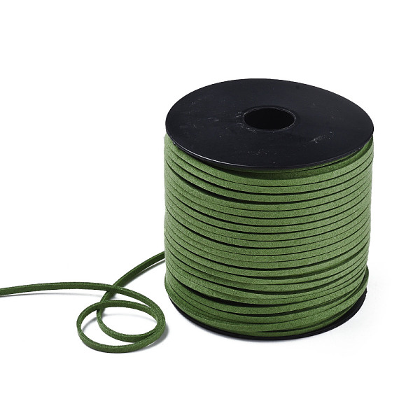 PandaHall Eco-Friendly Faux Suede Cord, Faux Suede Lace, Yellow Green, 3.0x1.4mm, about 98.42 yards(90m)/roll Faux Suede Green
PandaHall Eco-Friendly Faux Suede Cord, Faux Suede Lace, Yellow Green, 3.0x1.4mm, about 98.42 yards(90m)/roll Faux Suede Green