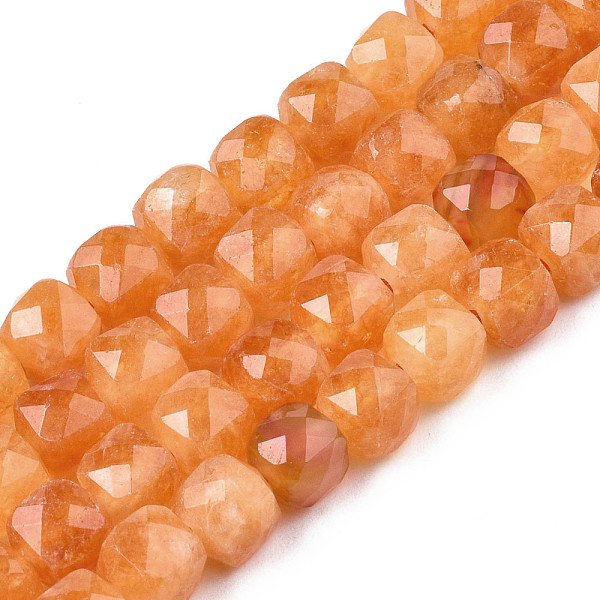 PandaHall Natural Quartz Beads Strands, Dyed, Faceted, Cube, Chocolate, 5.5x6x6mm, Hole: 1mm, about 61~62pcs/Strand, 12.99 inch~13.19 inch..., Brown
PandaHall Natural Quartz Beads Strands, Dyed, Faceted, Cube, Chocolate, 5.5x6x6mm, Hole: 1mm, about 61~62pcs/Strand, 12.99 inch~13.19 inch..., Brown