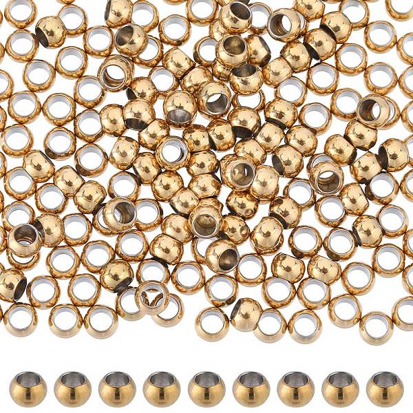 PandaHall SUNNYCLUE 200Pcs Vacuum Plating 304 Stainless Steel Spacer Beads, Round, Golden, 4x3mm, Hole: 2mm 304 Stainless Steel Round
PandaHall SUNNYCLUE 200Pcs Vacuum Plating 304 Stainless Steel Spacer Beads, Round, Golden, 4x3mm, Hole: 2mm 304 Stainless Steel Round
