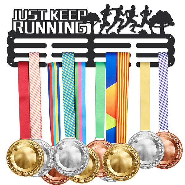PandaHall SUPERDANT Running Medal Holder Display Just Keep Running Display Rack Motivational Text Sports Metal Wall Mount with No Hooks Hang..., Black
PandaHall SUPERDANT Running Medal Holder Display Just Keep Running Display Rack Motivational Text Sports Metal Wall Mount with No Hooks Hang..., Black