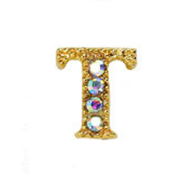 PandaHall Alloy Gold Rhinetone Letters Nail Stud Cabochons, 3D Capital Alphabet, for Women Girls DIY Making Nail Art Design, Letter.T..., Clear
PandaHall Alloy Gold Rhinetone Letters Nail Stud Cabochons, 3D Capital Alphabet, for Women Girls DIY Making Nail Art Design, Letter.T..., Clear