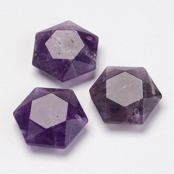 PandaHall Natural Amethyst Pendants, Hexagon, 28~29x25x9~10mm, Hole: 1.5mm Amethyst Hexagon
PandaHall Natural Amethyst Pendants, Hexagon, 28~29x25x9~10mm, Hole: 1.5mm Amethyst Hexagon
