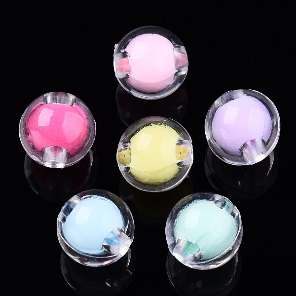 PandaHall Transparent Acrylic Beads, Bead in Bead, Round, Mixed Color, 10mm, Hole: 2mm, about 970pcs/500g Acrylic Round Multicolor
PandaHall Transparent Acrylic Beads, Bead in Bead, Round, Mixed Color, 10mm, Hole: 2mm, about 970pcs/500g Acrylic Round Multicolor