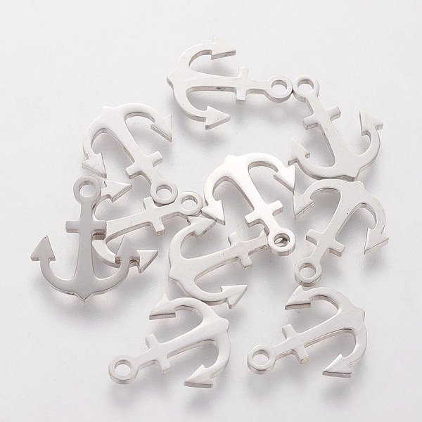 PandaHall 201 Stainless Steel Charms, Anchor, Stainless Steel Color, 14x11.2x1mm, Hole: 1.5mm 201 Stainless Steel Anchor & Helm
PandaHall 201 Stainless Steel Charms, Anchor, Stainless Steel Color, 14x11.2x1mm, Hole: 1.5mm 201 Stainless Steel Anchor & Helm