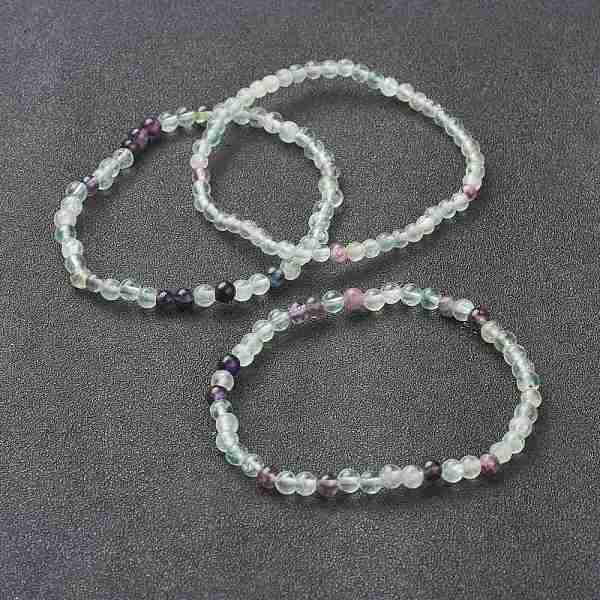 PandaHall Natural Fluorite Beaded Stretch Bracelets, Round, Beads: 4~5mm, Inner Diameter: 2-1/4 inch(5.65cm) Fluorite
PandaHall Natural Fluorite Beaded Stretch Bracelets, Round, Beads: 4~5mm, Inner Diameter: 2-1/4 inch(5.65cm) Fluorite