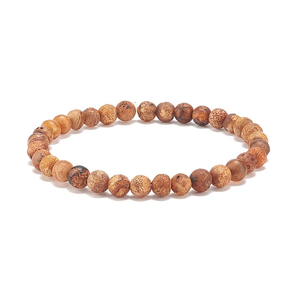 PandaHall Round Natural Agate Stretch Beaded Bracelets, Inner Diameter: 2-1/4 inch(5.8cm), Beads: 6mm Natural Agate Brown
PandaHall Round Natural Agate Stretch Beaded Bracelets, Inner Diameter: 2-1/4 inch(5.8cm), Beads: 6mm Natural Agate Brown
