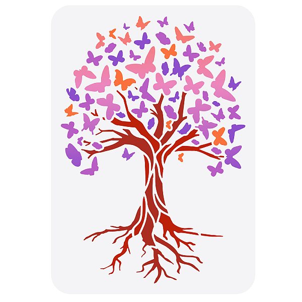 PandaHall Plastic Drawing Painting Stencils Templates, for Painting on Scrapbook Fabric Tiles Floor Furniture Wood, Rectangle, Tree Pattern...
PandaHall Plastic Drawing Painting Stencils Templates, for Painting on Scrapbook Fabric Tiles Floor Furniture Wood, Rectangle, Tree Pattern...