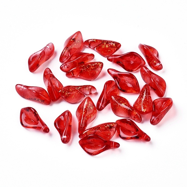 PandaHall Transparent Glass Pendants, with Glitter Powder, Petal, Red, 17.5x8.5x4.5mm, Hole: 1mm Glass Flower Red
PandaHall Transparent Glass Pendants, with Glitter Powder, Petal, Red, 17.5x8.5x4.5mm, Hole: 1mm Glass Flower Red