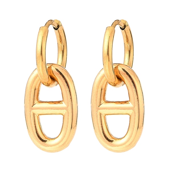 PandaHall Soda Pull Tab Earrings, 304 Stainless Steel Huggie Hoop Earrings, Oval, Golden, 25.5mm, Pin: 0.8mm 304 Stainless Steel Oval
PandaHall Soda Pull Tab Earrings, 304 Stainless Steel Huggie Hoop Earrings, Oval, Golden, 25.5mm, Pin: 0.8mm 304 Stainless Steel Oval