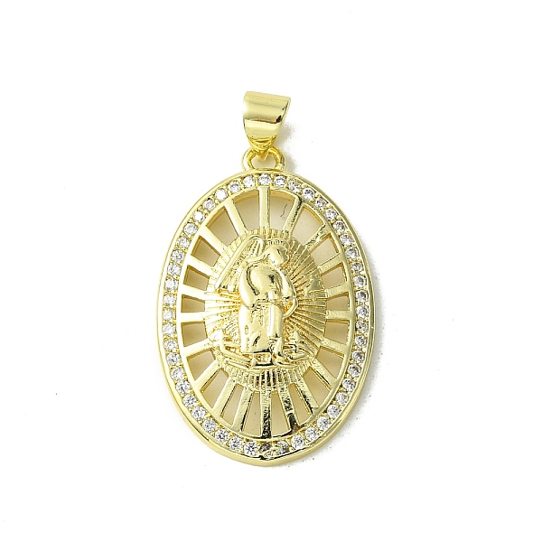 PandaHall Real 18K Gold Plated Brass Micro Pave Clear Cubic Zirconia Pendants, Oval with Human Charms, Clear, 29x19x4.5mm, Hole: 3.5x4mm...
PandaHall Real 18K Gold Plated Brass Micro Pave Clear Cubic Zirconia Pendants, Oval with Human Charms, Clear, 29x19x4.5mm, Hole: 3.5x4mm...
