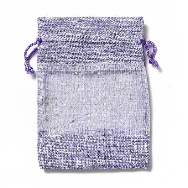 PandaHall Linen Pouches, Drawstring Bags, with Organza Windows, Rectangle, Lilac, 14x10x0.5cm Cloth Purple
PandaHall Linen Pouches, Drawstring Bags, with Organza Windows, Rectangle, Lilac, 14x10x0.5cm Cloth Purple