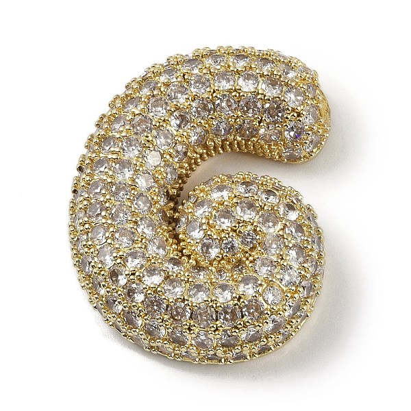 PandaHall Rack Plating Brass Micro Pave Clear Cubic Zirconia Pendants, Long-Lasting Plated, Real 18K Gold Plated, Letter G, 30x23.5x7mm...
PandaHall Rack Plating Brass Micro Pave Clear Cubic Zirconia Pendants, Long-Lasting Plated, Real 18K Gold Plated, Letter G, 30x23.5x7mm...