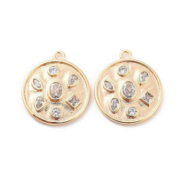 PandaHall Clear Glass Pendant, with Brass Finding, Flat Round Charms, Real 18K Gold Plated, 18x16x2.5mm, Hole: 1.4mm Brass+Glass Flat Round...
PandaHall Clear Glass Pendant, with Brass Finding, Flat Round Charms, Real 18K Gold Plated, 18x16x2.5mm, Hole: 1.4mm Brass+Glass Flat Round...