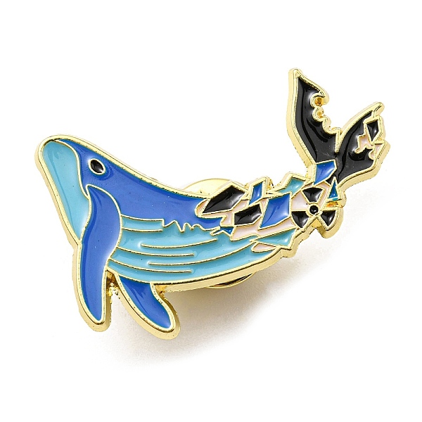PandaHall Protecting Marine Environment & Nuclear Wastewater Theme Enamel Pin, Golden Zinc Alloy Brooch for Backpack Clothes, Whale...
PandaHall Protecting Marine Environment & Nuclear Wastewater Theme Enamel Pin, Golden Zinc Alloy Brooch for Backpack Clothes, Whale...
