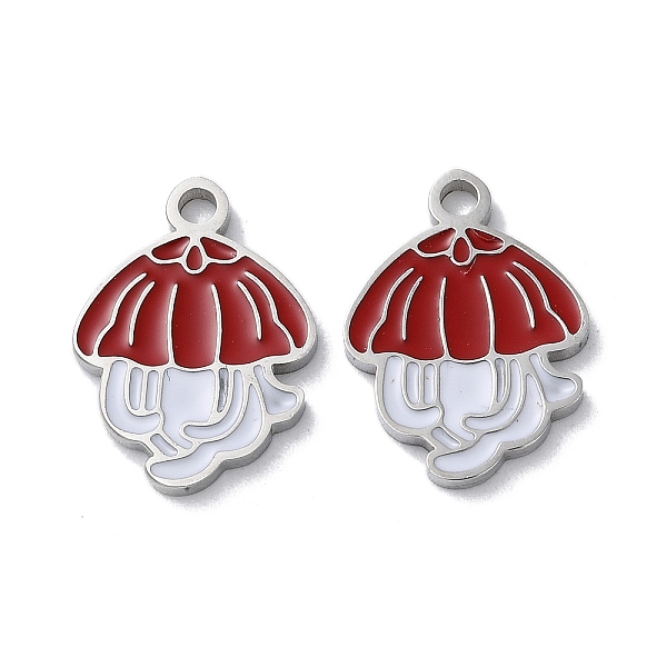 PandaHall 304 Stainless Steel Pendants, with Enamel, Jellyfish Charm, Stainless Steel Color, 16.5x12x1.5mm, Hole: 1.8mm Stainless..., Red
PandaHall 304 Stainless Steel Pendants, with Enamel, Jellyfish Charm, Stainless Steel Color, 16.5x12x1.5mm, Hole: 1.8mm Stainless..., Red