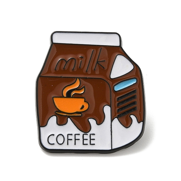 PandaHall Zinc Alloy Brooches, Enamel Pins, Black, Milk Carton, Sandy Brown, 28.5x25x1.5mm Alloy
PandaHall Zinc Alloy Brooches, Enamel Pins, Black, Milk Carton, Sandy Brown, 28.5x25x1.5mm Alloy
