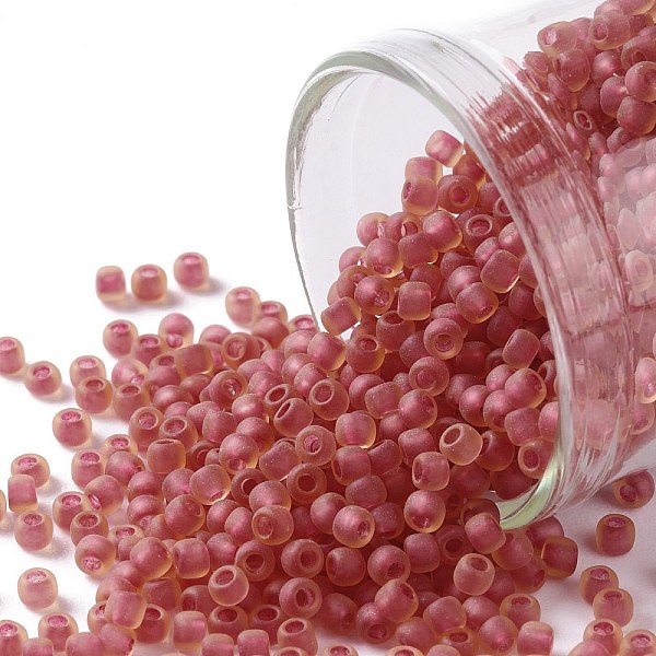 PandaHall TOHO Round Seed Beads, Japanese Seed Beads, (241FM) Dark Rose Lined Topaz Matte, 11/0, 2.2mm, Hole: 0.8mm, about 5555pcs/50g Glass..., Brown
PandaHall TOHO Round Seed Beads, Japanese Seed Beads, (241FM) Dark Rose Lined Topaz Matte, 11/0, 2.2mm, Hole: 0.8mm, about 5555pcs/50g Glass..., Brown