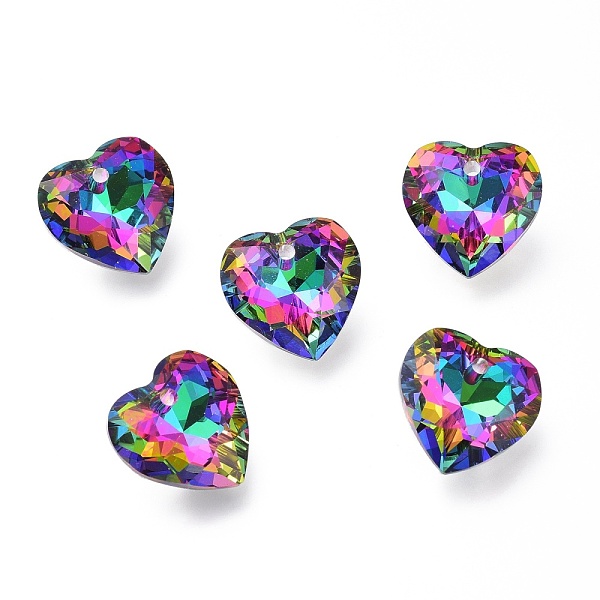 PandaHall Glass Rhinestone Pendants, Back Plated, Faceted, Heart, Volcano, 14.5x14.5x6.5mm, Hole: 1.5mm Rhinestone Heart Multicolor
PandaHall Glass Rhinestone Pendants, Back Plated, Faceted, Heart, Volcano, 14.5x14.5x6.5mm, Hole: 1.5mm Rhinestone Heart Multicolor
