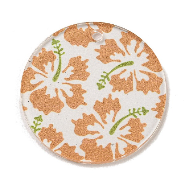 PandaHall Opaque Acrylic Pendants, Flat Round with Flower, Orange, 45x3mm, Hole: 3.5mm Acrylic Flat Round Orange
PandaHall Opaque Acrylic Pendants, Flat Round with Flower, Orange, 45x3mm, Hole: 3.5mm Acrylic Flat Round Orange