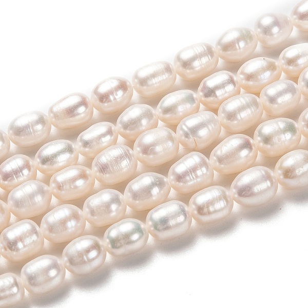 PandaHall Natural Cultured Freshwater Pearl Beads Strands, Rice, Bisque, 8~9x7mm, Hole: 0.6mm, about 36~38pcs/strand, 14~14.5inch Pearl Rice..., Orange
PandaHall Natural Cultured Freshwater Pearl Beads Strands, Rice, Bisque, 8~9x7mm, Hole: 0.6mm, about 36~38pcs/strand, 14~14.5inch Pearl Rice..., Orange