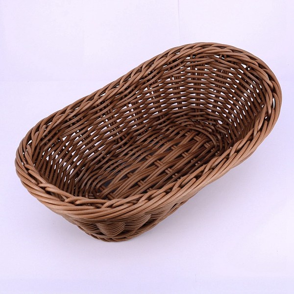 PandaHall Plastic Storage Baskets, Woven Basket, for Nursery Baby Clothes, Toy, Makeup, Books, Towels, Sienna, 23.5~25x16.1x8.4~9cm Plastic..., Brown
PandaHall Plastic Storage Baskets, Woven Basket, for Nursery Baby Clothes, Toy, Makeup, Books, Towels, Sienna, 23.5~25x16.1x8.4~9cm Plastic..., Brown
