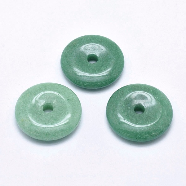 PandaHall Natural Green Aventurine Pendants, Donut/Pi Disc, Donut Width: 17mm, 40x8mm, Hole: 6mm Green Aventurine Donut
PandaHall Natural Green Aventurine Pendants, Donut/Pi Disc, Donut Width: 17mm, 40x8mm, Hole: 6mm Green Aventurine Donut
