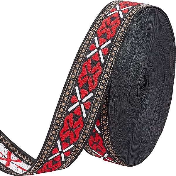 PandaHall FINGERINSPIRE 20 Yards/18.3m Black Red Vintage Jacquard Ribbon 35mm Floral Butterfly Pattern Embroidered Woven Trim Ethnic Style...
PandaHall FINGERINSPIRE 20 Yards/18.3m Black Red Vintage Jacquard Ribbon 35mm Floral Butterfly Pattern Embroidered Woven Trim Ethnic Style...