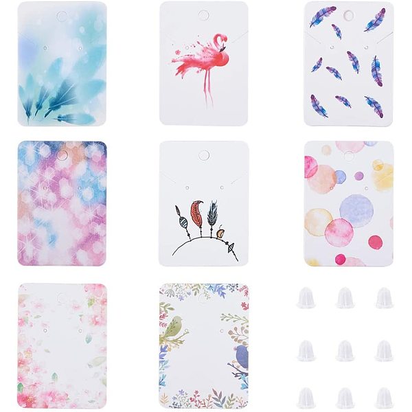 PandaHall 160pcs 8 Colors Necklace & Earring Display Cards, Birds/Feather Rectangle Display Cards with 200pcs Plastic Ear Nuts, 72x51x0.5mm..., Multicolor
PandaHall 160pcs 8 Colors Necklace & Earring Display Cards, Birds/Feather Rectangle Display Cards with 200pcs Plastic Ear Nuts, 72x51x0.5mm..., Multicolor