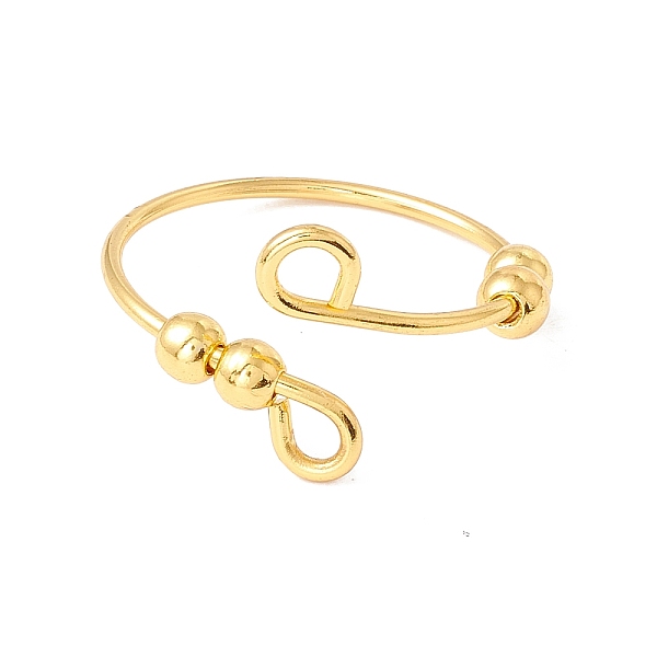 PandaHall 304 Stainless Steel Rotating Beaded Open Cuff Ring, Ball Rotatable Anti Anxiety Spinner Rings, Golden, US Size 10 1/2(20.1mm) 304...
PandaHall 304 Stainless Steel Rotating Beaded Open Cuff Ring, Ball Rotatable Anti Anxiety Spinner Rings, Golden, US Size 10 1/2(20.1mm) 304...