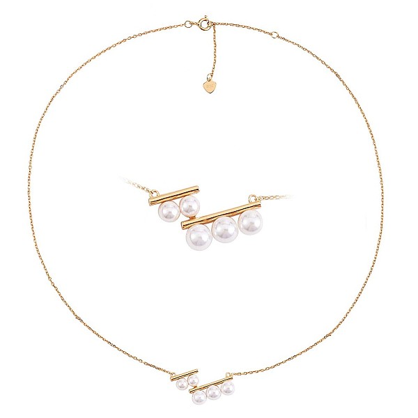 PandaHall Natural Pearl Beaded Pendant Necklace, 925 Sterling Silver Jewelery for Women, Real 18K Gold Plated, 15.35 inch(39cm) Sterling...
PandaHall Natural Pearl Beaded Pendant Necklace, 925 Sterling Silver Jewelery for Women, Real 18K Gold Plated, 15.35 inch(39cm) Sterling...