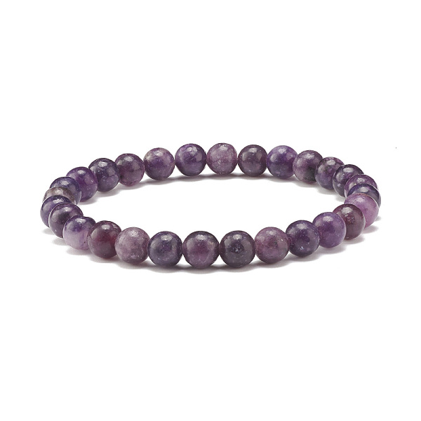 PandaHall Natural Lepidolite/Purple Mica Round Beaded Stretch Bracelet, Gemstone Jewelry for Women, Beads: 6.5mm, Inner Diameter: 2-1/4 inch...
PandaHall Natural Lepidolite/Purple Mica Round Beaded Stretch Bracelet, Gemstone Jewelry for Women, Beads: 6.5mm, Inner Diameter: 2-1/4 inch...