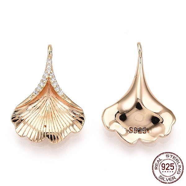 PandaHall 925 Sterling Silver Micro Pave Cubic Zirconia Pendants, Leaf Charms, Nickel Free, with S925 Stamp, Real 18K Gold Plated..., Clear
PandaHall 925 Sterling Silver Micro Pave Cubic Zirconia Pendants, Leaf Charms, Nickel Free, with S925 Stamp, Real 18K Gold Plated..., Clear