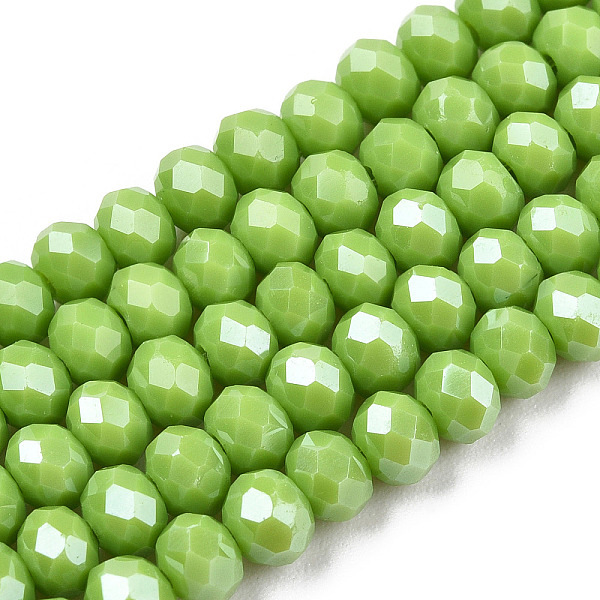 PandaHall Electroplate Glass Beads Strands, Pearl Luster Plated, Faceted, Rondelle, Yellow Green, 3.5x3mm, Hole: 0.4mm, about...
PandaHall Electroplate Glass Beads Strands, Pearl Luster Plated, Faceted, Rondelle, Yellow Green, 3.5x3mm, Hole: 0.4mm, about...