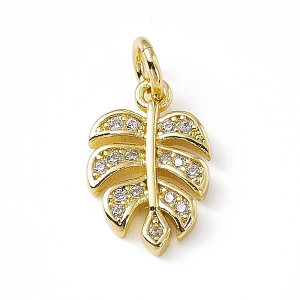 PandaHall Brass Micro Pave Clear Cubic Zirconia Leaf Charms, with Open Jump Rings, Real 18K Gold Plated, 13x8.2x1.5mm, Jump Ring: 4.5x0.7mm...
PandaHall Brass Micro Pave Clear Cubic Zirconia Leaf Charms, with Open Jump Rings, Real 18K Gold Plated, 13x8.2x1.5mm, Jump Ring: 4.5x0.7mm...