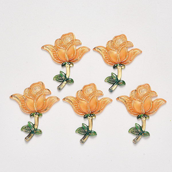 PandaHall Valentine's Day Theme, Transparent Acrylic Links connectors, with Plated Bottom, Rose, Sandy Brown, 51x41x5.5mm, Hole: 0.9mm...
PandaHall Valentine's Day Theme, Transparent Acrylic Links connectors, with Plated Bottom, Rose, Sandy Brown, 51x41x5.5mm, Hole: 0.9mm...