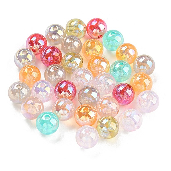 PandaHall Iridescent Acrylic Glitter Beads, Round, Mixed Color, 10x9.5mm, Hole: 1.8mm Acrylic Round Multicolor
PandaHall Iridescent Acrylic Glitter Beads, Round, Mixed Color, 10x9.5mm, Hole: 1.8mm Acrylic Round Multicolor