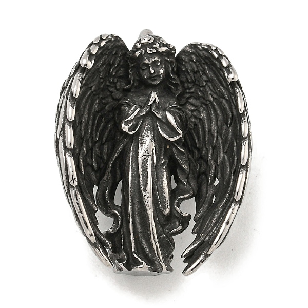 PandaHall 316 Surgical Stainless Steel Pendants, Angel Charm, Antique Silver, 29x22x10mm, Hole: 5x3.6mm 316 Surgical Stainless Steel Angel &...
PandaHall 316 Surgical Stainless Steel Pendants, Angel Charm, Antique Silver, 29x22x10mm, Hole: 5x3.6mm 316 Surgical Stainless Steel Angel &...