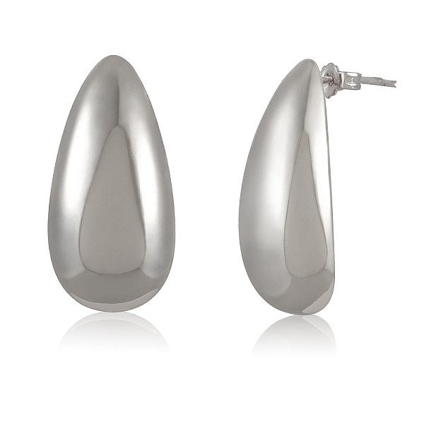 PandaHall Brass Teardrop Stud Earrings for Women, Platinum, 26.7x13mm, Pin: 0.7mm Brass Teardrop
PandaHall Brass Teardrop Stud Earrings for Women, Platinum, 26.7x13mm, Pin: 0.7mm Brass Teardrop
