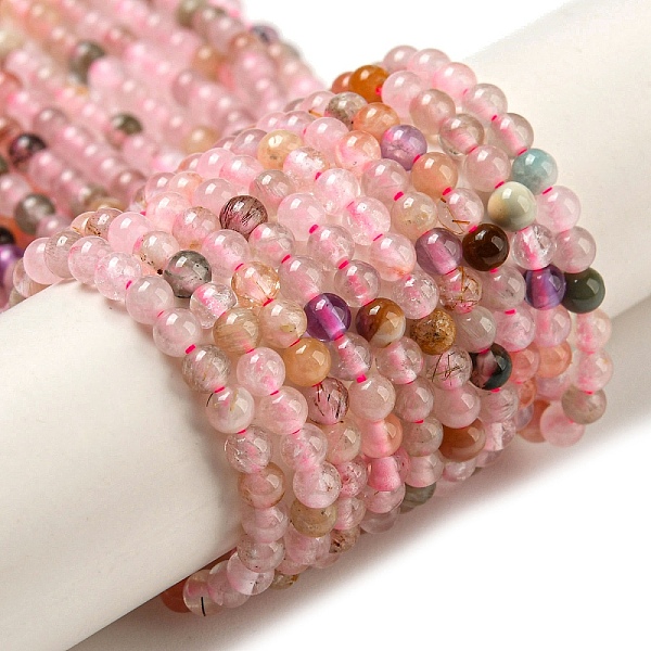 PandaHall Natural Rutilated Quartz Beads Strands, Round, 3~3.5mm, Hole: 0.7mm, about 120~122pcs/strand, 14.96 inch(38cm) Rutilated Quartz...
PandaHall Natural Rutilated Quartz Beads Strands, Round, 3~3.5mm, Hole: 0.7mm, about 120~122pcs/strand, 14.96 inch(38cm) Rutilated Quartz...