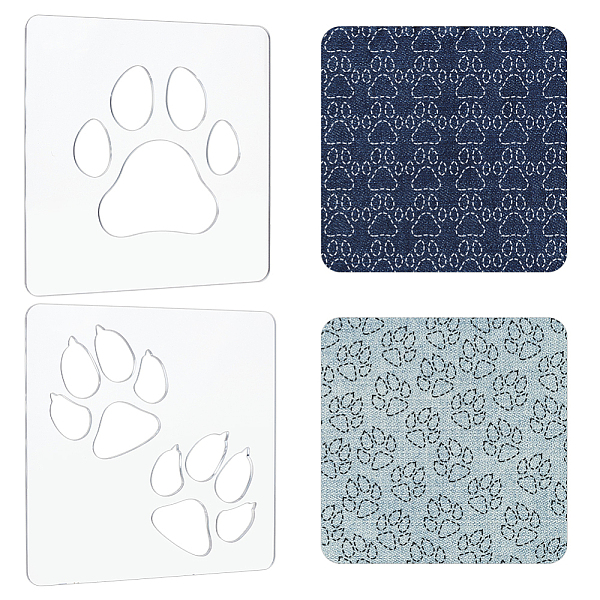 PandaHall 2Pcs 2 Style Acrylic Board, Square with Paw Print Template, Clear, 190x190x3.5mm, 1pc/style Acrylic Square Clear
PandaHall 2Pcs 2 Style Acrylic Board, Square with Paw Print Template, Clear, 190x190x3.5mm, 1pc/style Acrylic Square Clear