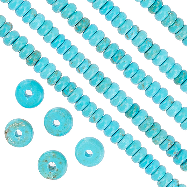 PandaHall SUNNYCLUE 1 Box 200PCS 4mm Turquoise Heishi Beads Gemstone Flat Beads Natural Small Round Lucky Howlite Stone Disc Loose Spacer..., Green
PandaHall SUNNYCLUE 1 Box 200PCS 4mm Turquoise Heishi Beads Gemstone Flat Beads Natural Small Round Lucky Howlite Stone Disc Loose Spacer..., Green