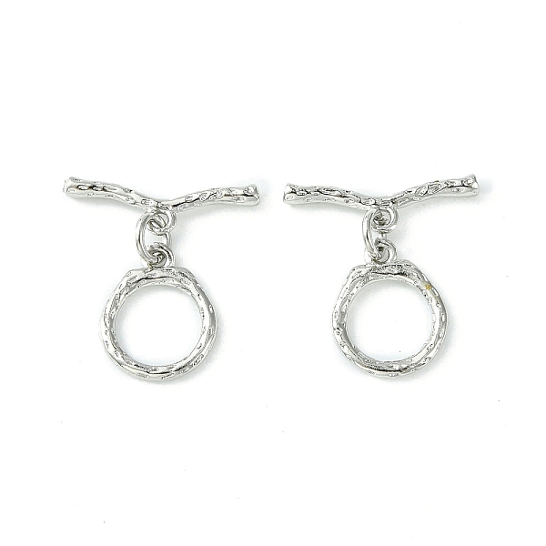 PandaHall Rack Plating Eco-Friendly Brass Toggle Clasps, Long-Lasting Plated, Lead Free & Cadmium Free, Textured Ring, Platinum, Ring...
PandaHall Rack Plating Eco-Friendly Brass Toggle Clasps, Long-Lasting Plated, Lead Free & Cadmium Free, Textured Ring, Platinum, Ring...
