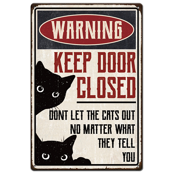 PandaHall Vintage Metal Tin Sign, Iron Wall Decor for Bars, Restaurants, Cafe Pubs, Rectangle, Cat Shape, 300x200x0.5mm Iron Cat Shape
PandaHall Vintage Metal Tin Sign, Iron Wall Decor for Bars, Restaurants, Cafe Pubs, Rectangle, Cat Shape, 300x200x0.5mm Iron Cat Shape