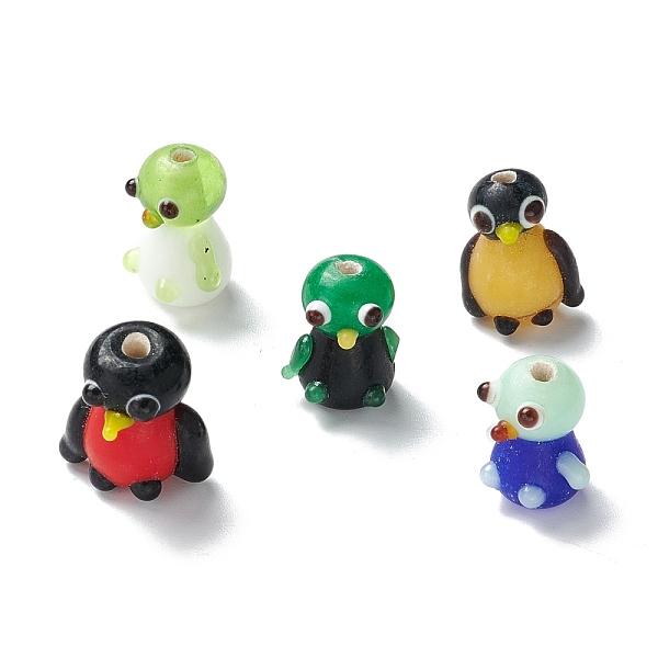 PandaHall Handmade Lampwork Beads, Penguin, Mixed Color, 14~17x11~15x9~13mm, Hole: 2~2.5mm Lampwork Penguin Multicolor
PandaHall Handmade Lampwork Beads, Penguin, Mixed Color, 14~17x11~15x9~13mm, Hole: 2~2.5mm Lampwork Penguin Multicolor