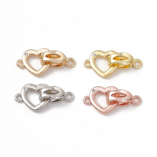 PandaHall Rack Plating Brass Pave Clear Cubic Zirconia Fold Over Clasps, Long-Lasting Plated, Heart, Mixed Color, Oval Clasp: 13x5x5mm, Hole...
PandaHall Rack Plating Brass Pave Clear Cubic Zirconia Fold Over Clasps, Long-Lasting Plated, Heart, Mixed Color, Oval Clasp: 13x5x5mm, Hole...