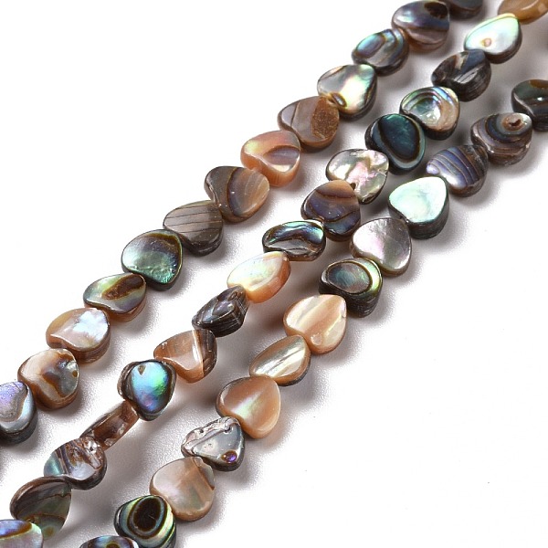 PandaHall Natural Paua Shell Beads Strands, Heart, 4.5~5x5~5.5x2.5mm, Hole: 0.5mm, about 84~86pcs/strand, 15.75~15.94 inch(40~40.5cm) Paua...
PandaHall Natural Paua Shell Beads Strands, Heart, 4.5~5x5~5.5x2.5mm, Hole: 0.5mm, about 84~86pcs/strand, 15.75~15.94 inch(40~40.5cm) Paua...