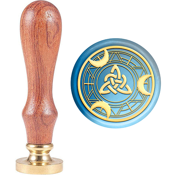 PandaHall MAYJOYDIY Trinity Knot Seal Wax Stamp Star Array Moon Sealing Wax Stamps Vintage Removable 30mm Brass Head Wood Handle Endless...
PandaHall MAYJOYDIY Trinity Knot Seal Wax Stamp Star Array Moon Sealing Wax Stamps Vintage Removable 30mm Brass Head Wood Handle Endless...