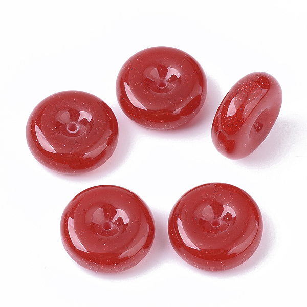 PandaHall Resin Beads, with Glitter Powder, Rondelle, Red, 25x10mm, Hole: 2mm Resin Rondelle Red
PandaHall Resin Beads, with Glitter Powder, Rondelle, Red, 25x10mm, Hole: 2mm Resin Rondelle Red