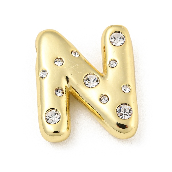 PandaHall Brass Micro Pave Clear Cubic Zirconia Pendants, Long-Lasting Plated, Cadmium Free & Lead Free, Real 18K Gold Plated, Letter A~Z...
PandaHall Brass Micro Pave Clear Cubic Zirconia Pendants, Long-Lasting Plated, Cadmium Free & Lead Free, Real 18K Gold Plated, Letter A~Z...